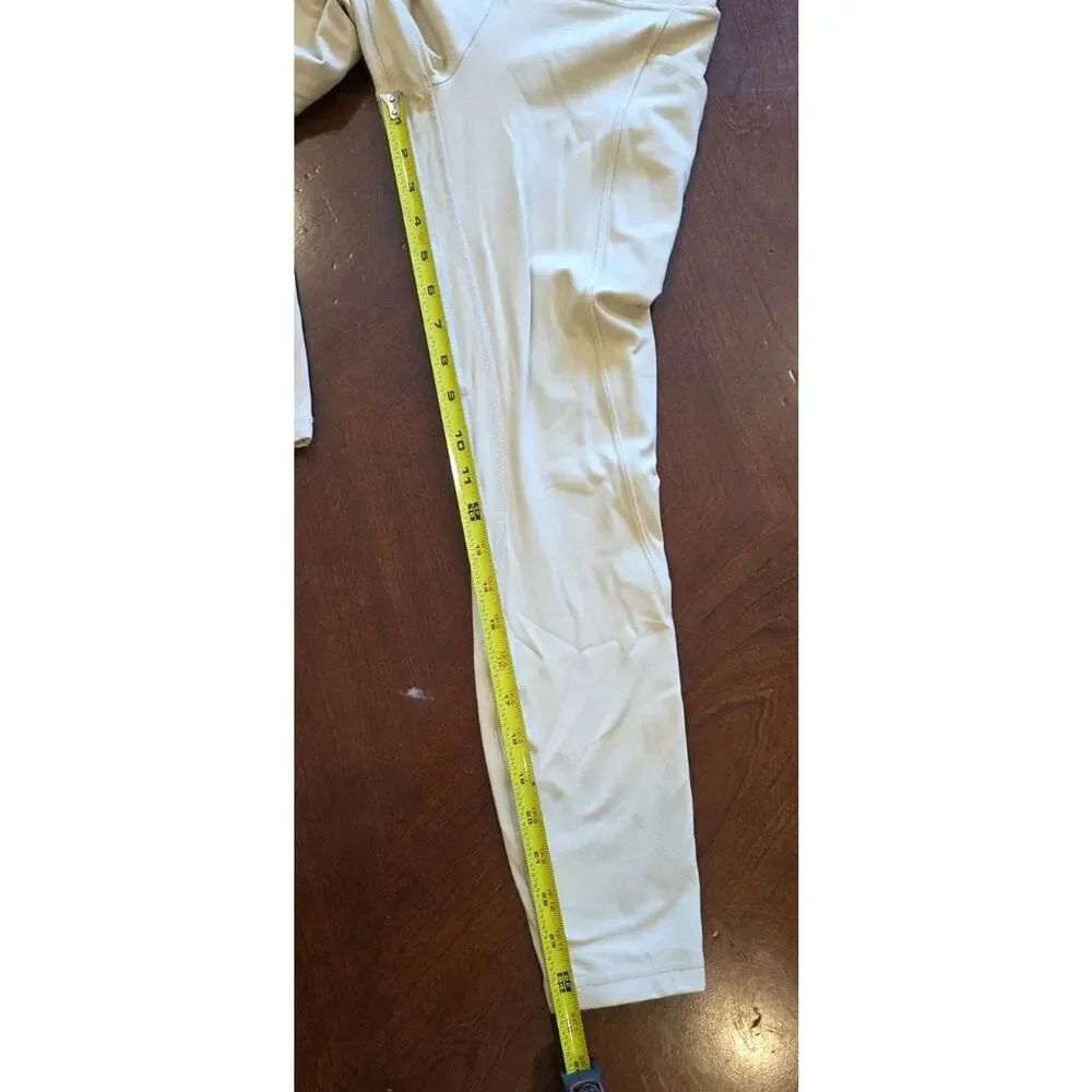 Lululemon Align High-rise Light Tan Pants Leggings With Pockets Size 4 LW5DU4S